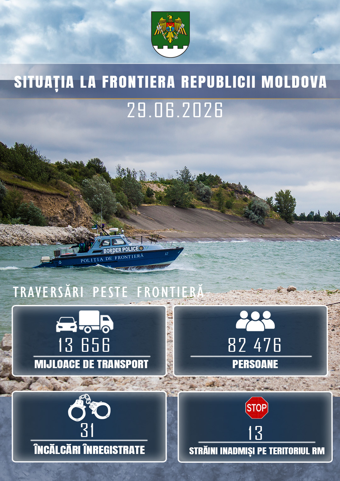 Situația la frontieră 24 h